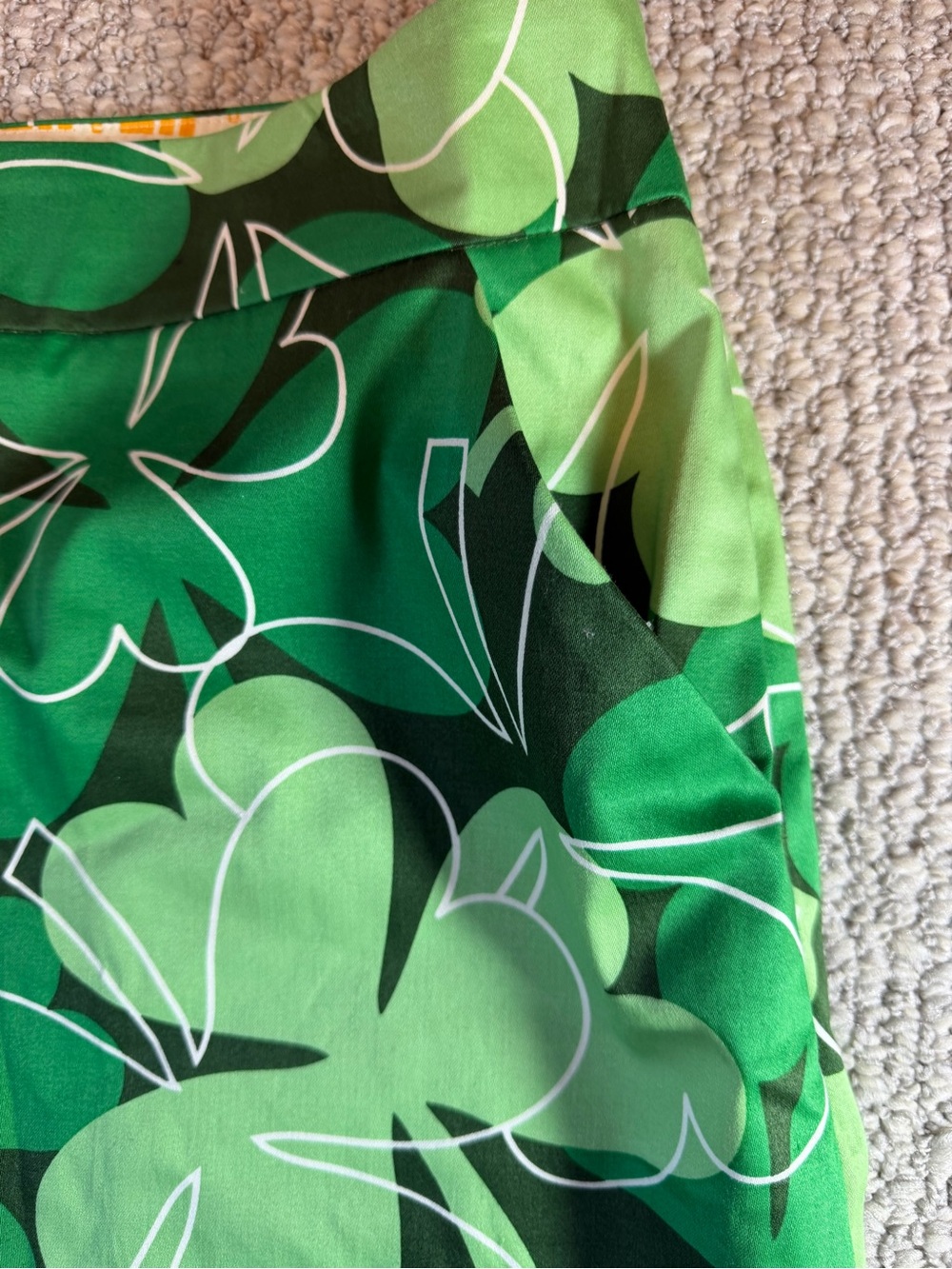 Loudmouth NWOT Golf Lucky Shamrock Clover Skort Green Size 12 - Picture 4 of 12